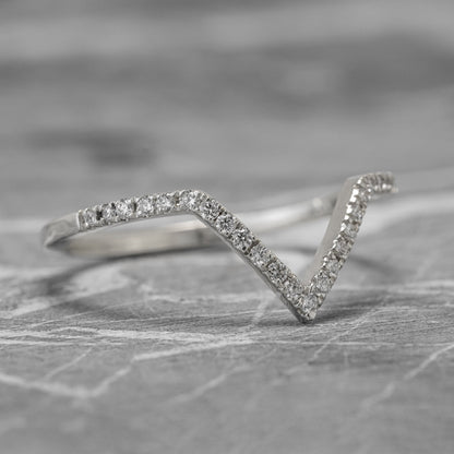 Moissanite 0,25CT ronde diamant Boho &amp;amp; Hippie jubileumband