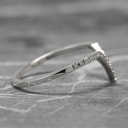 Moissanite 0,25CT ronde diamant Boho &amp;amp; Hippie jubileumband