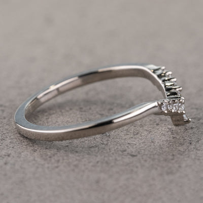 Moissanite 0.22CT Marquise Diamond Celtic Engagement Band