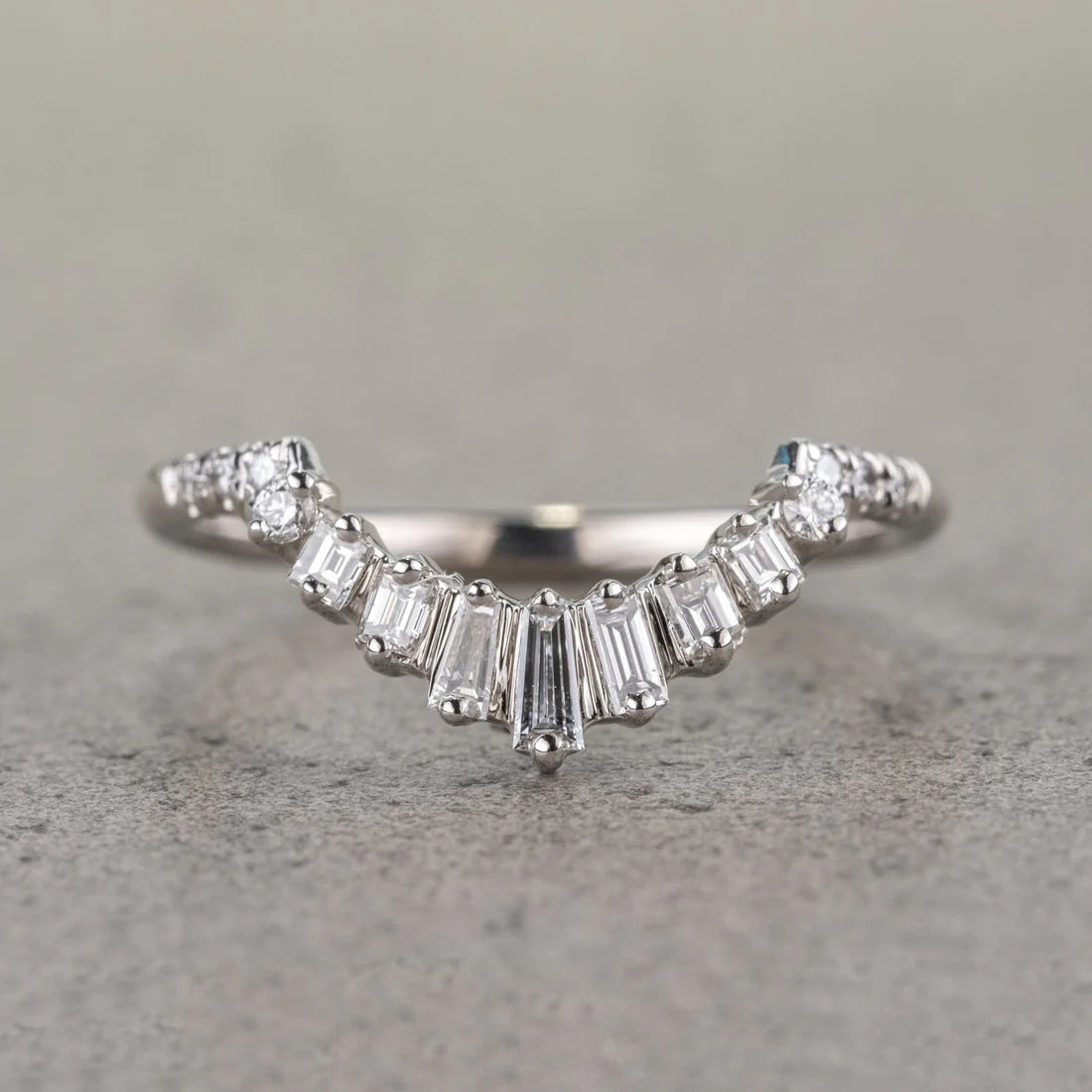 Baguette Wedding Band