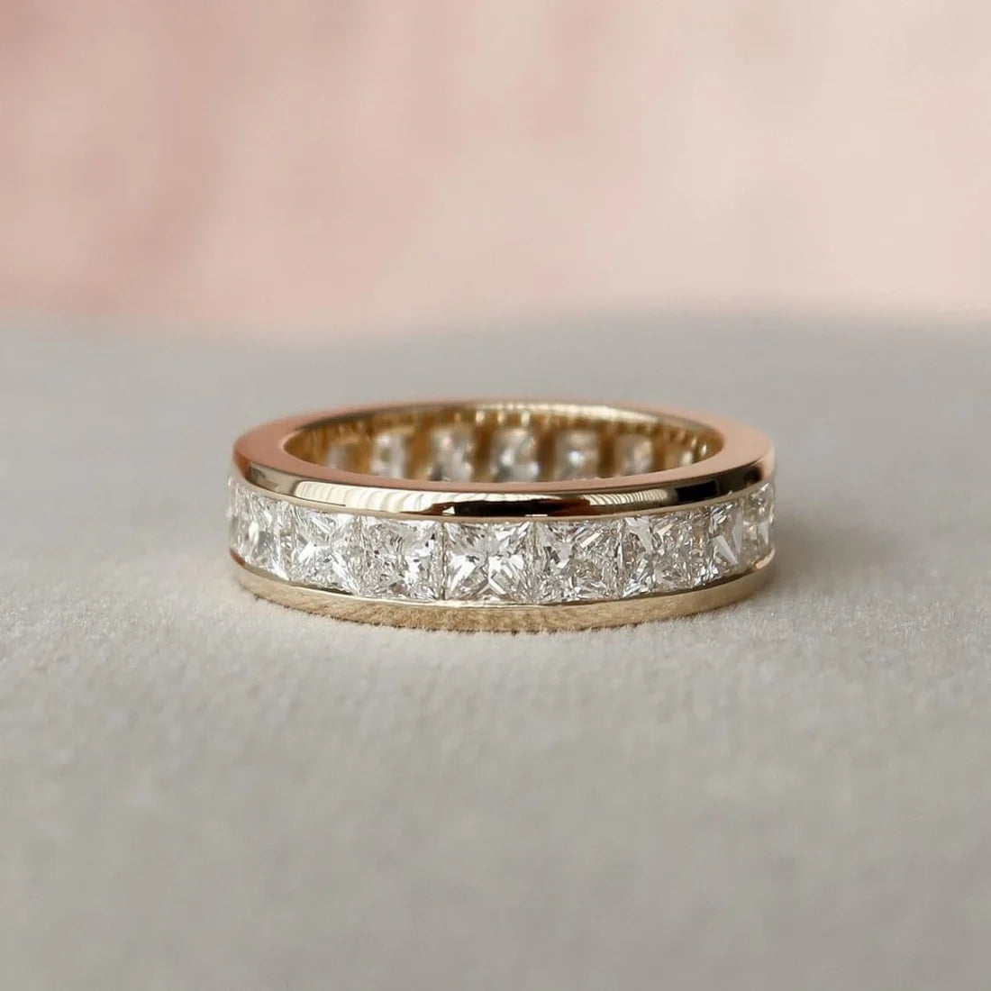 Princess Cut Wedding Rings