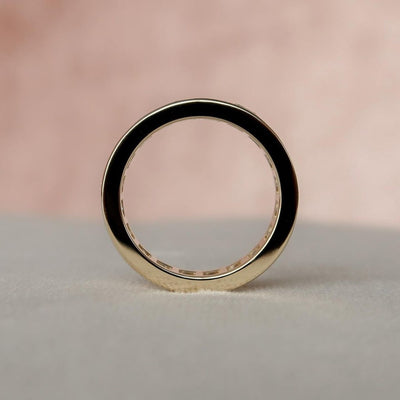 Moissanite 4.16CT Princess Diamond Art Deco Wedding Band