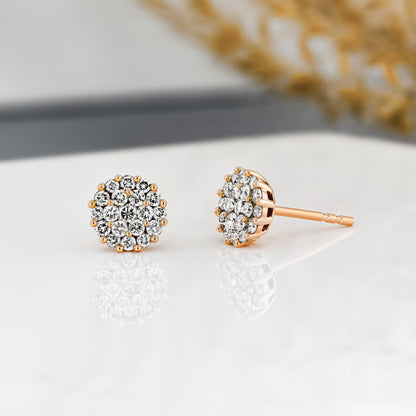 Moissanite 2.0CT ronde diamant mode oorbel