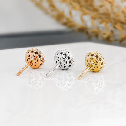 Moissanite 2.0CT ronde diamant mode oorbel