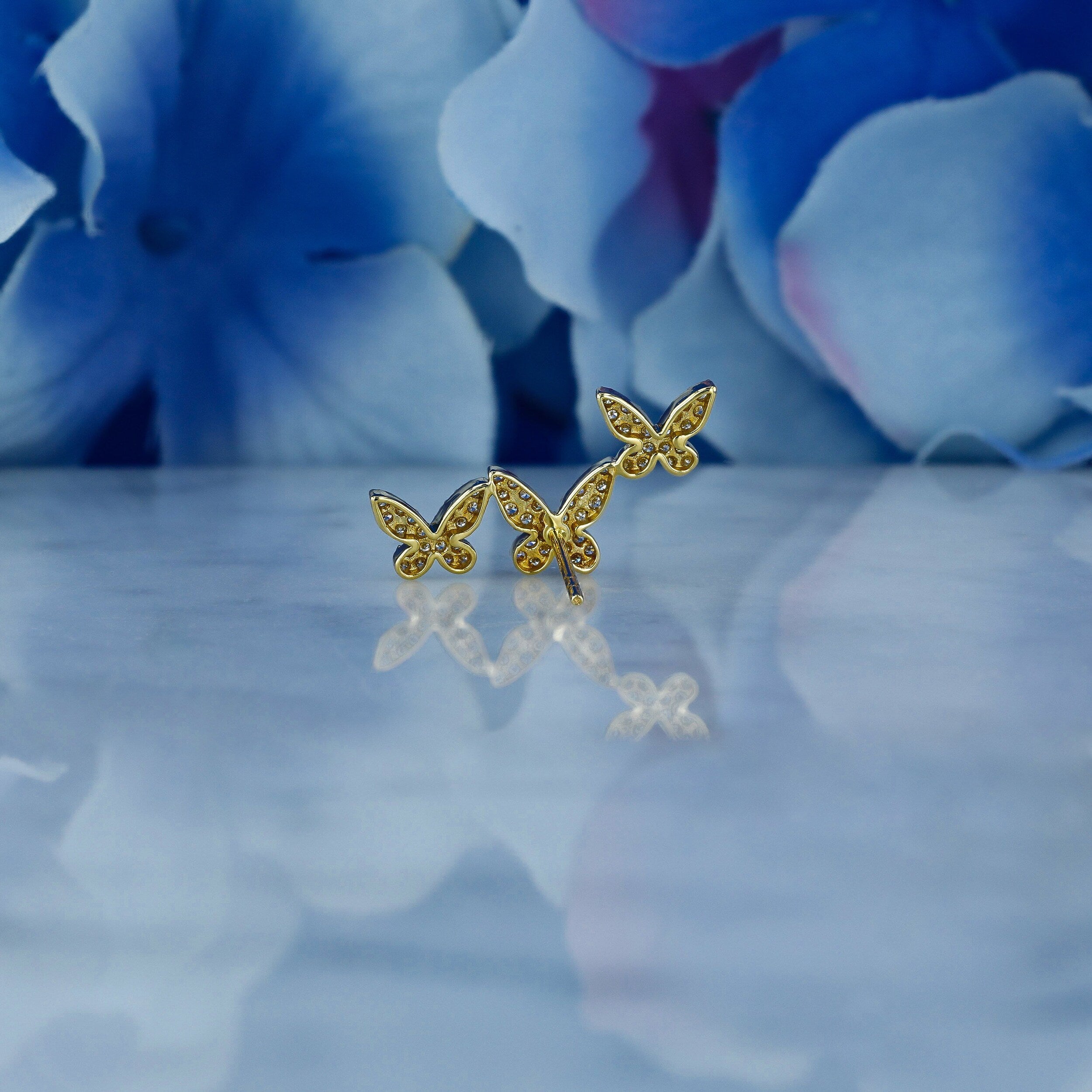 Moissanite 0.56CT ronde diamant mode oorbel