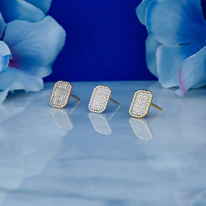 Moissanite 0.37CT ronde diamant mode oorbel