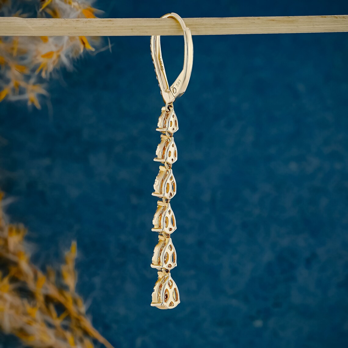 Moissanite 1.0CT ronde diamant mode oorbel