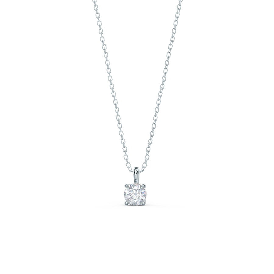 Moissanite 0.33CT Round Diamond Necklace