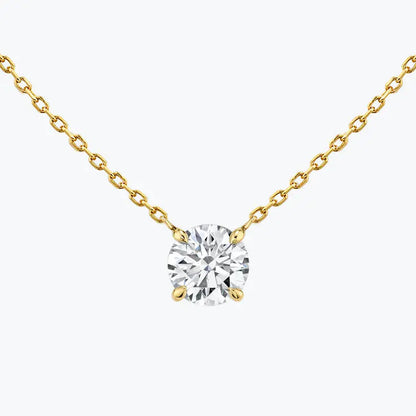 Moissanite 0.25CT Round Diamond Necklace