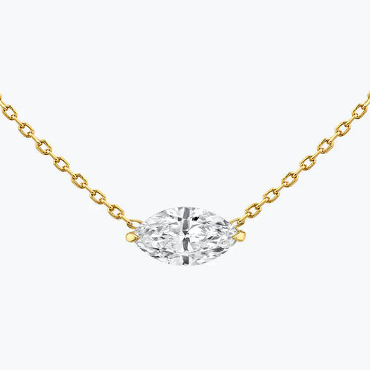 Moissanite 0.25CT Marquise Diamond Necklace