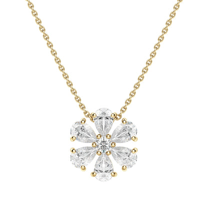 Moissanite 0.70 CT Pear Diamond Necklace