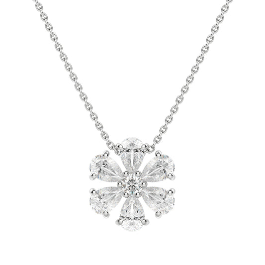 Moissanite 0.70 CT Pear Diamond Necklace