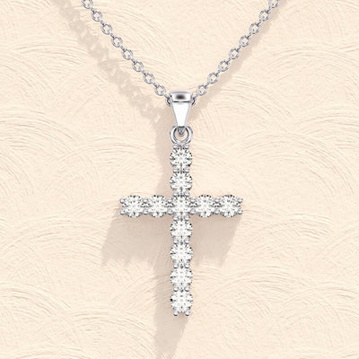 Moissanite 0.17CT Round Diamond Necklace