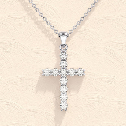 Moissanite 0.17CT Round Diamond Necklace