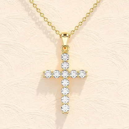 Moissanite 0.17CT Round Diamond Necklace