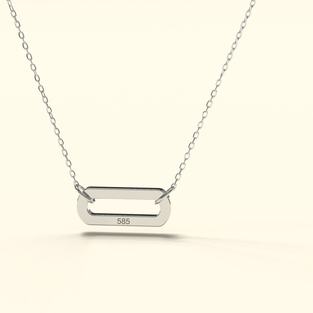 Moissanite 0.3CT Round Diamond Necklace