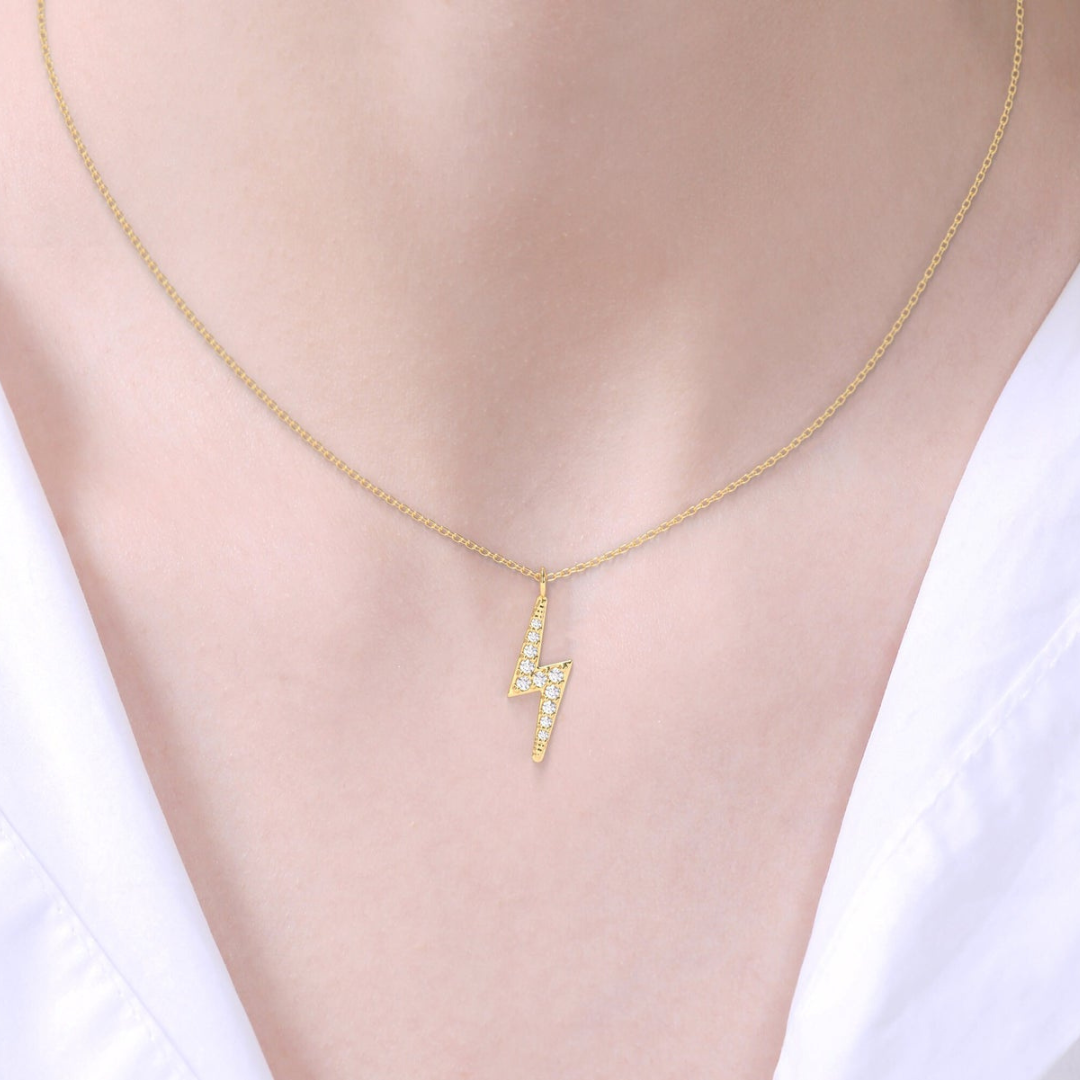 Moissanite 0.5CT Round Diamond Necklace