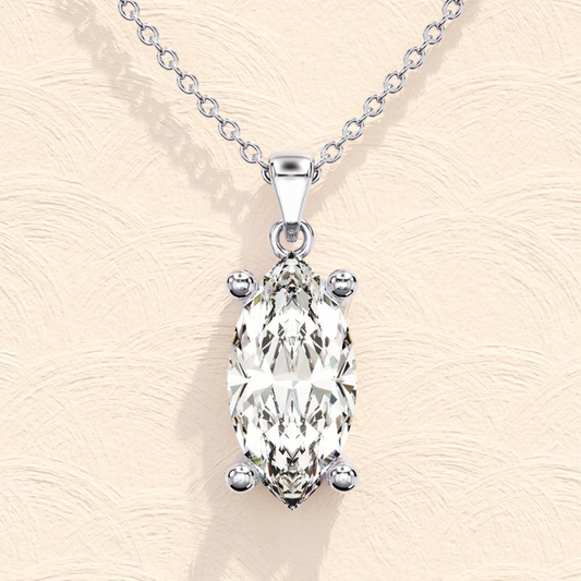 Moissanite 1.0CT Marquise Diamond Necklace