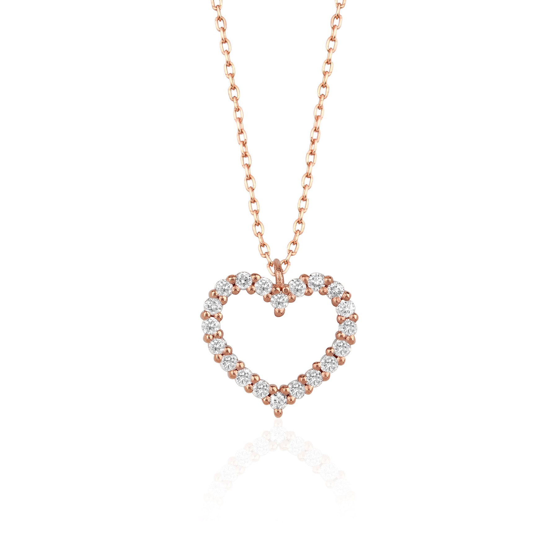 Moissanite 0.3CT Round Diamond Necklace