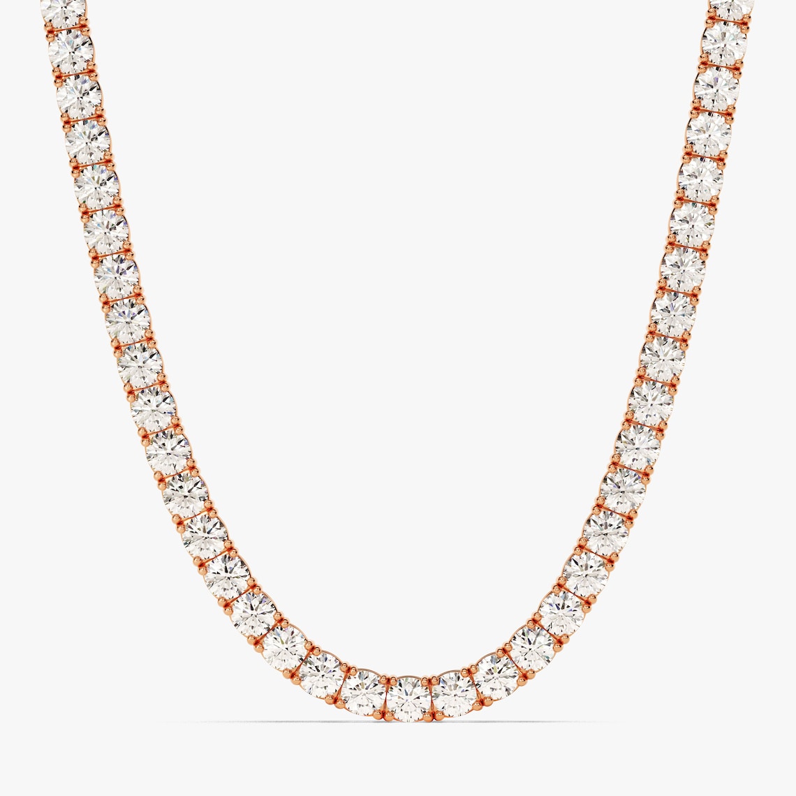 Moissanite 48.00 CT Round Diamond Necklace