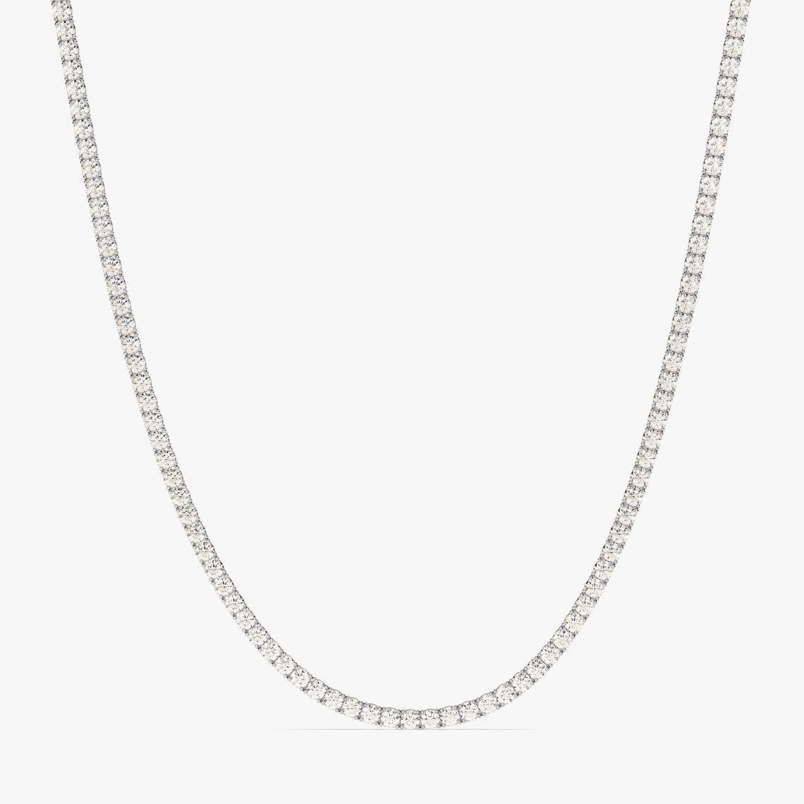 Moissanite 48.00 CT Round Diamond Necklace