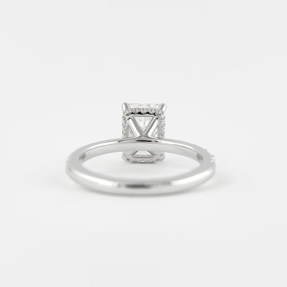 Moissanite 1.80CT Radiant Diamond Victorian Handmade Ring