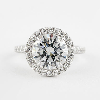 Moissanite 1.0CT Round Diamond Edwardian Anniversary Ring