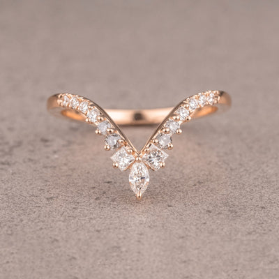 Moissanite 1.70CT Lozenge Diamond Minimalist Engagement Ring