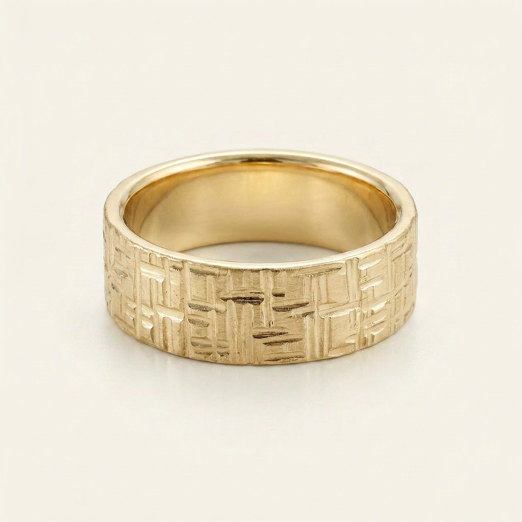 Minimalist Plain Wedding Band