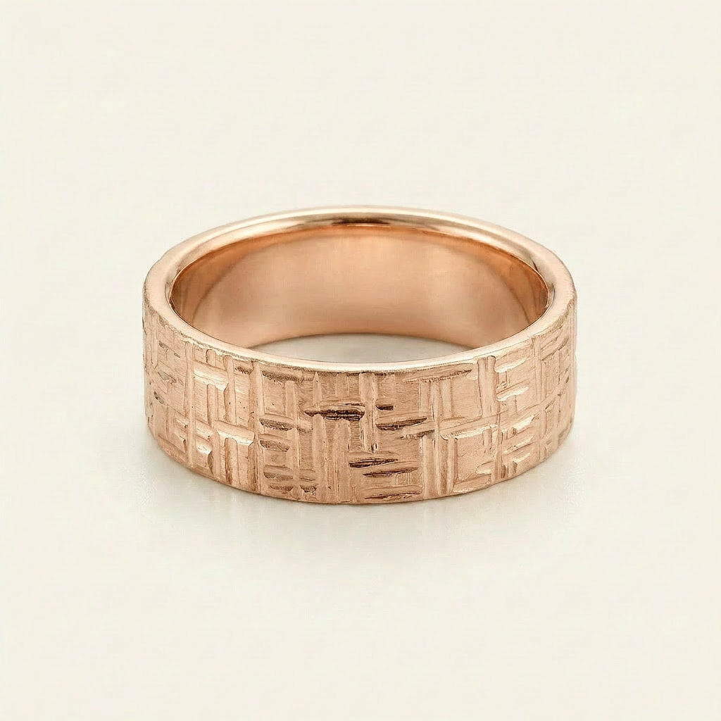 Minimalist Plain Wedding Band