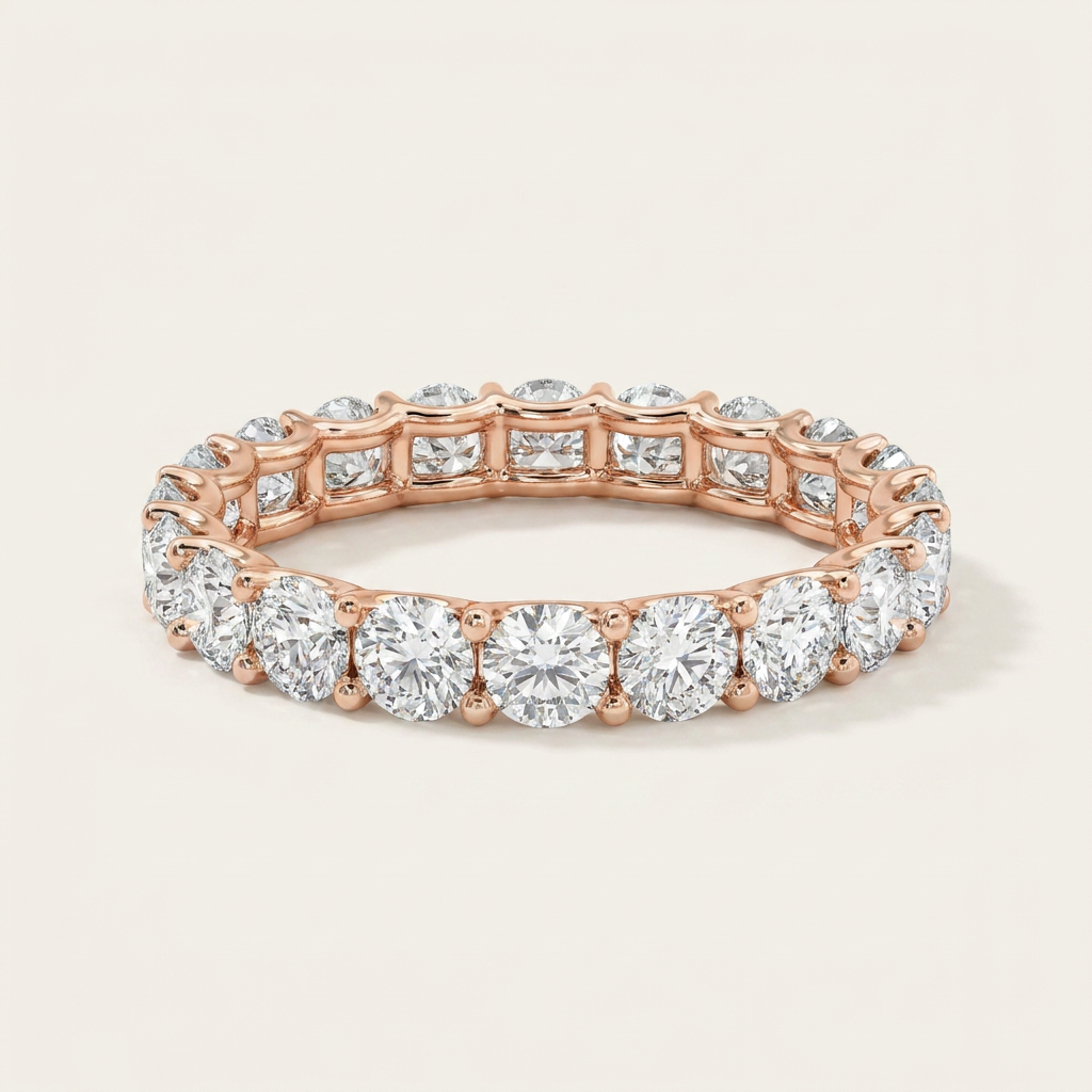 Moissanite 2.70 CT Round Cut Diamond Ring