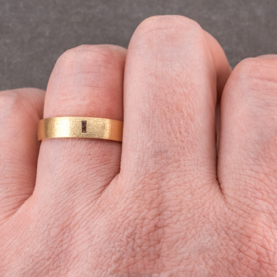 Natural Salt and Paper 0.10CT Baguette Diamond Minimalist New Arrival Band