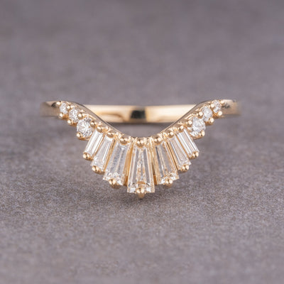 Natural Salt And Pepper 1.31CT Pear Diamond Edwardian Wedding Ring