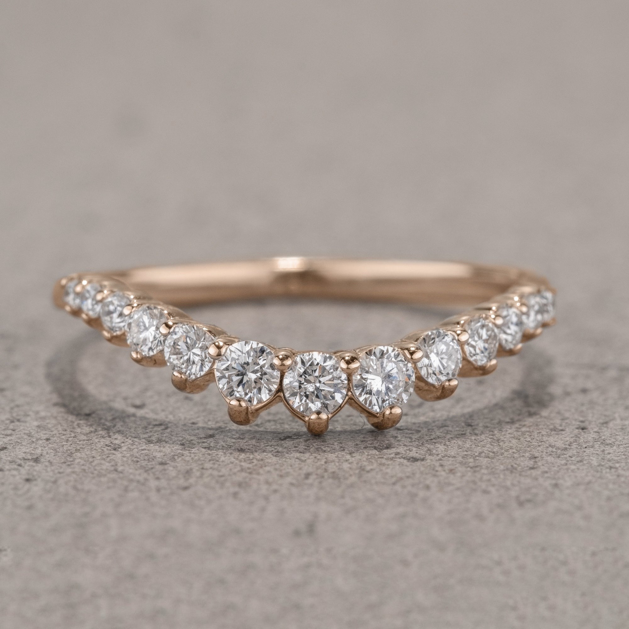 Natuurlijke zout- en peperring van 1,50 karaat zeshoekige diamant in art nouveau-stijl