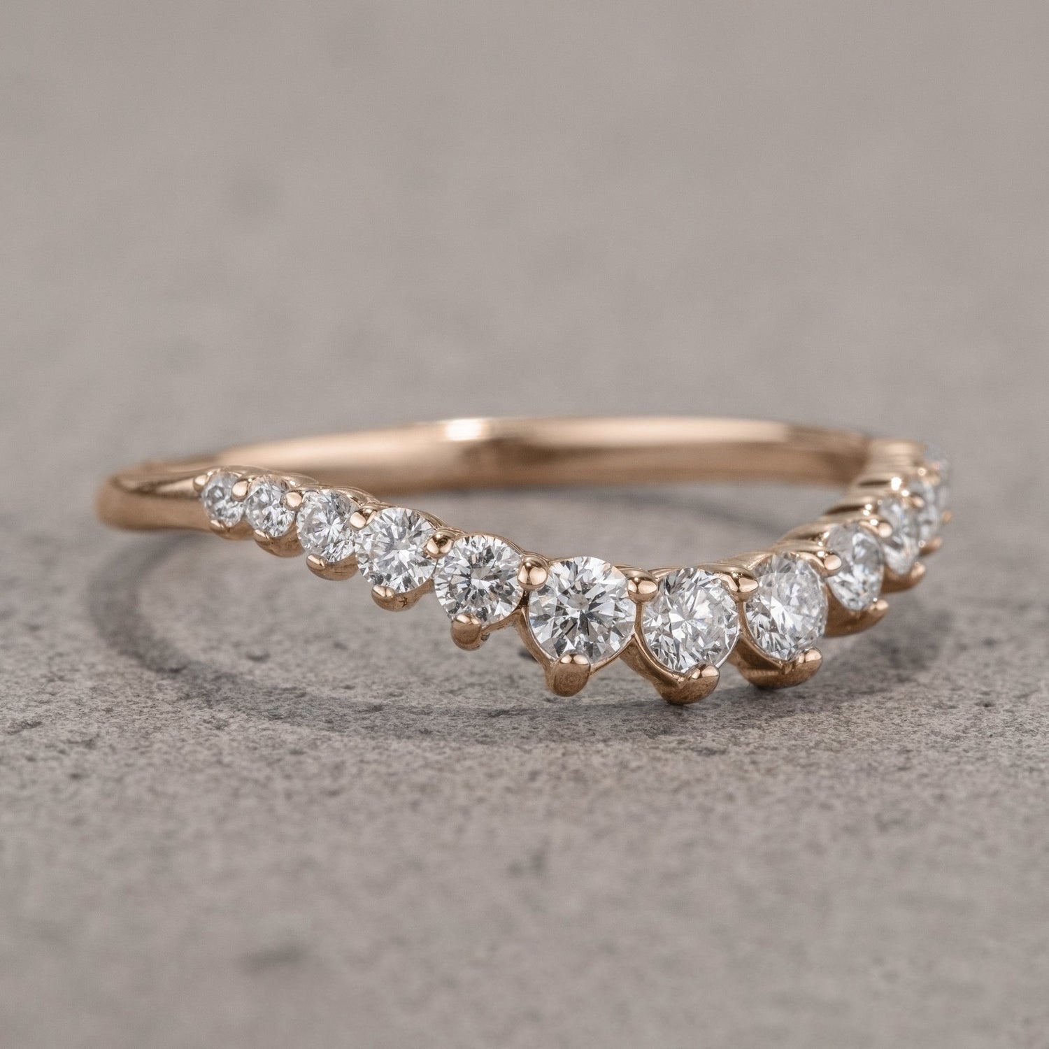 Natuurlijke zout- en peperring van 1,50 karaat zeshoekige diamant in art nouveau-stijl