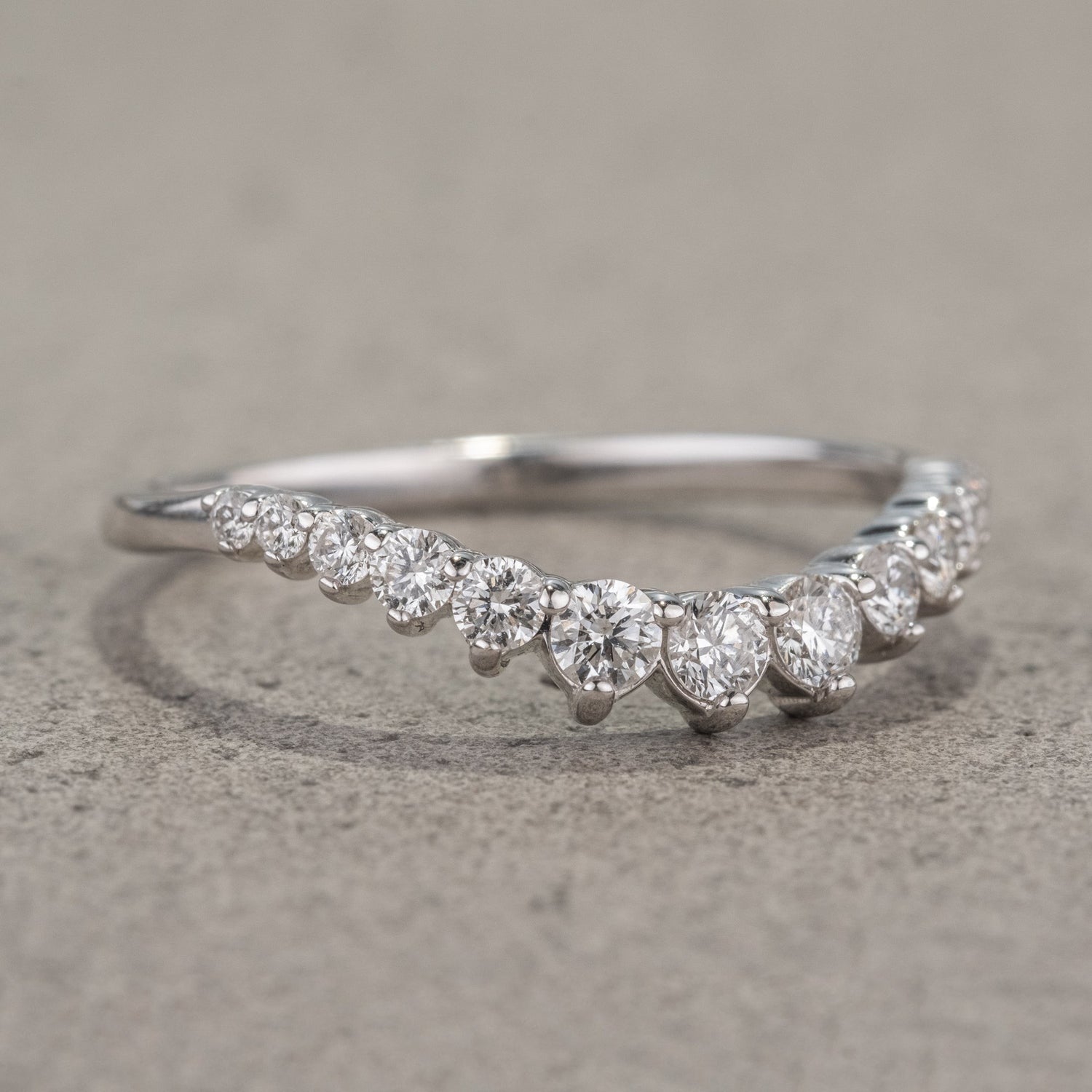 Natuurlijke zout- en peperring van 1,50 karaat zeshoekige diamant in art nouveau-stijl