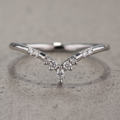 Natural Salt And Pepper 1.29CT Round Diamond Boho & Hippie Engagement Ring