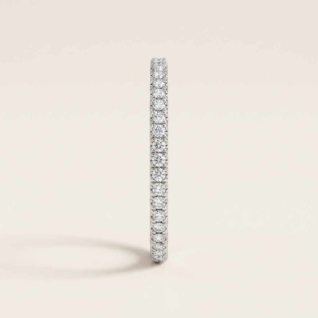 Moissanite 0.40 CT Round Cut Diamond Ring