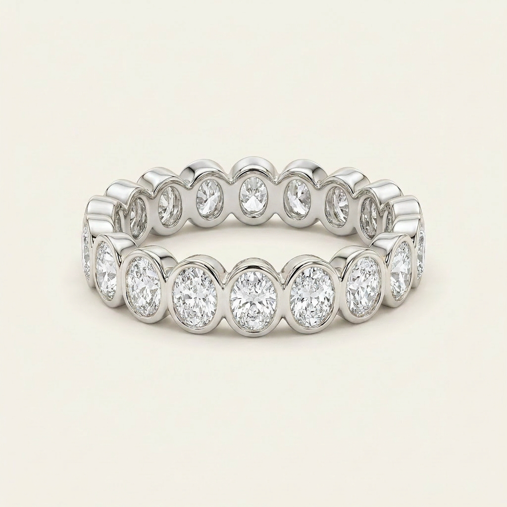 Lab Grown 1.95 CT Cushion Cut Diamond Ring
