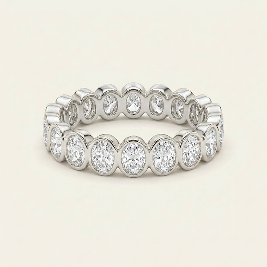 Lab Grown 1.95 CT Cushion Cut Diamond Ring