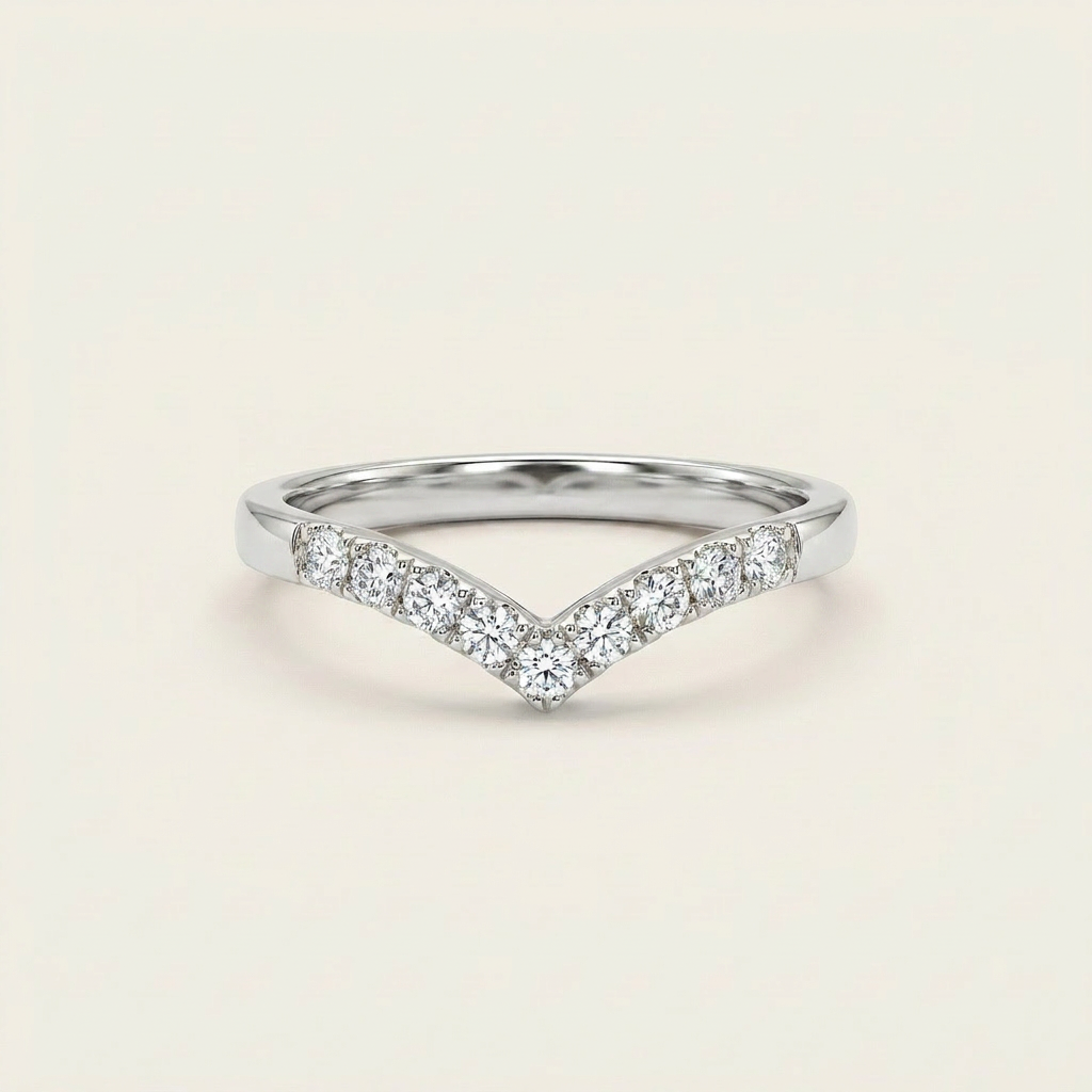 Moissanite 1.00 CT Round Cut Diamond Ring
