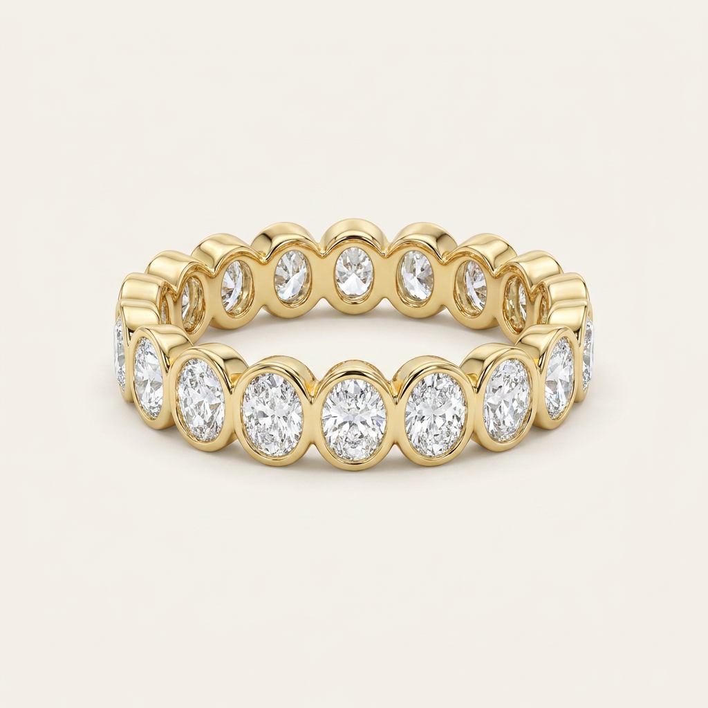 Lab Grown 1.95 CT Cushion Cut Diamond Ring