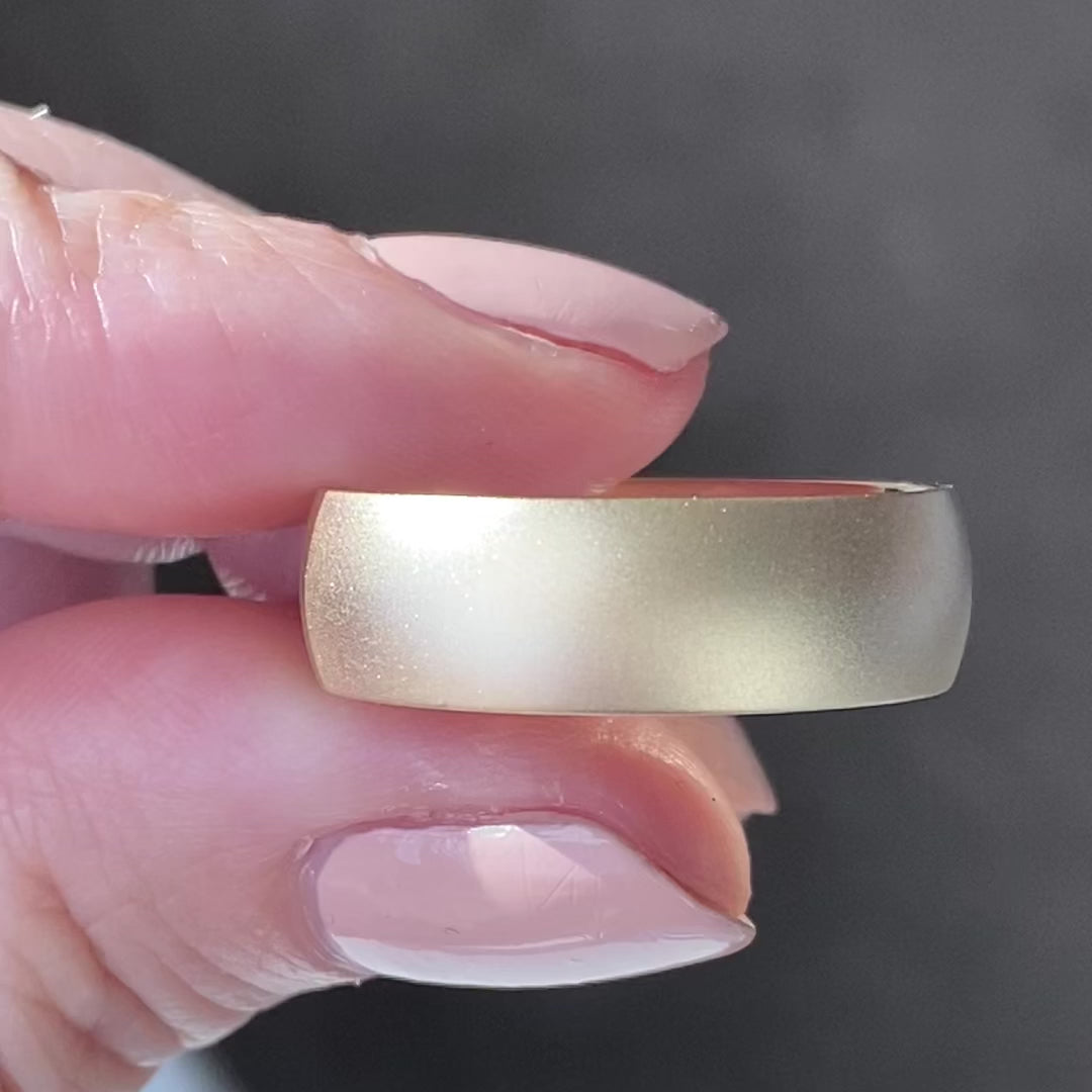 Plain Gold Wedding Band | Handmade Band | Anniversary Band